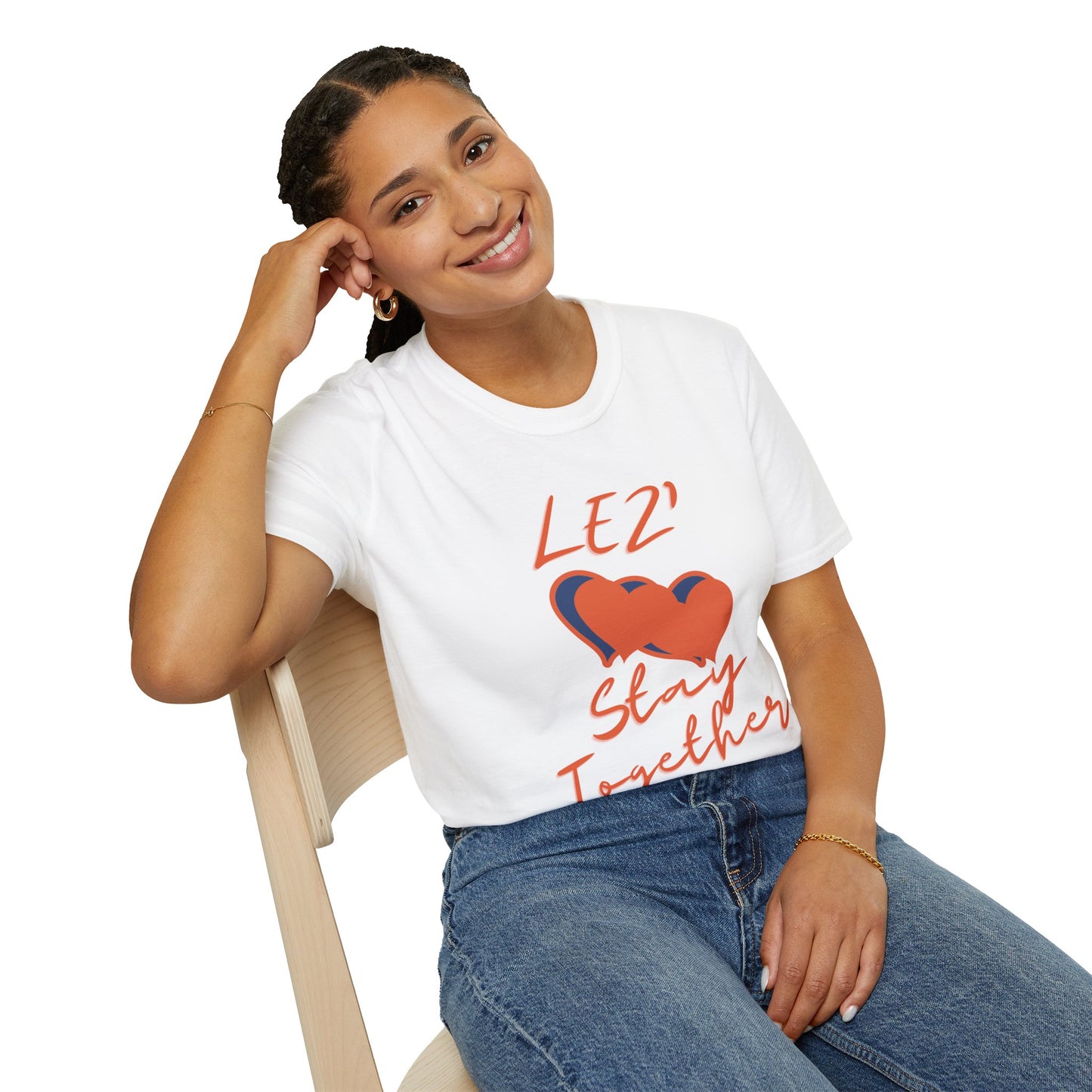 Graphic T-Shirt - LEZ' STAY TOGETHER Design